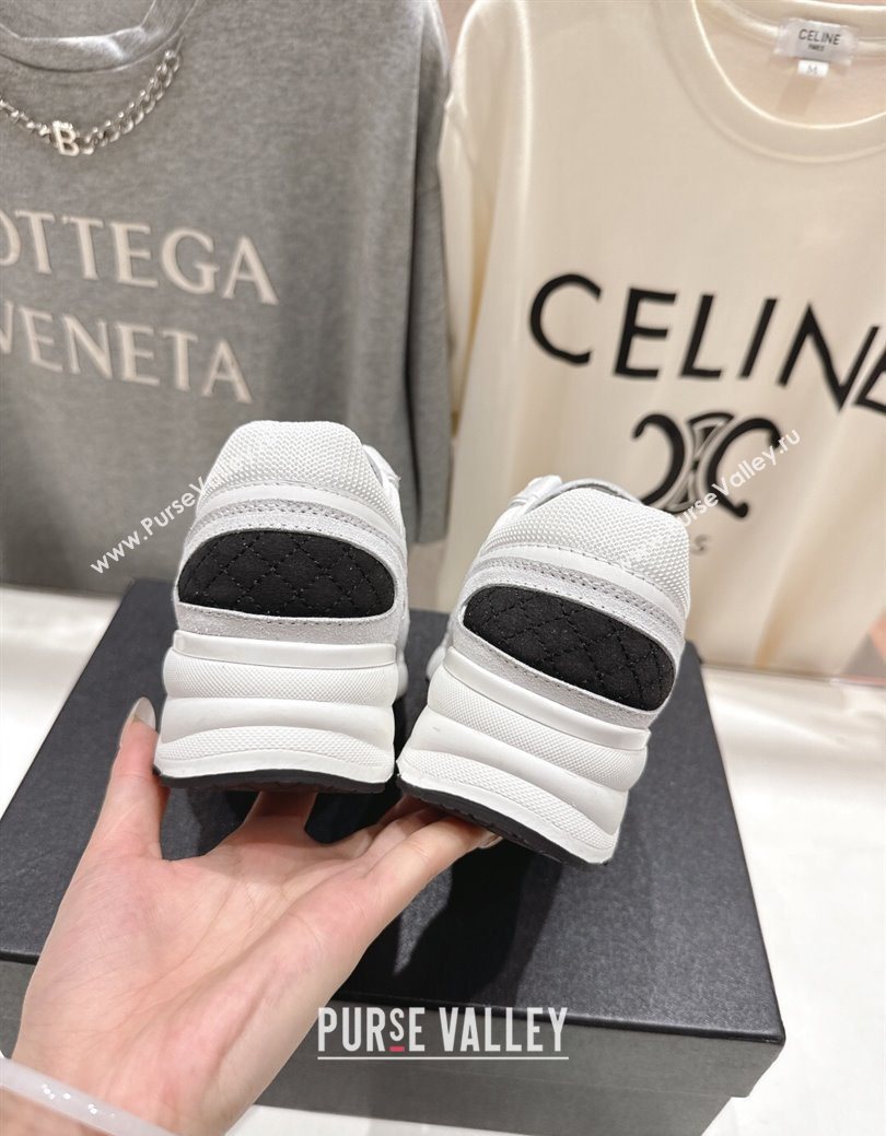 Chanel Suede and Mesh Sneakers White 2025 G46872 (MD-251031138)