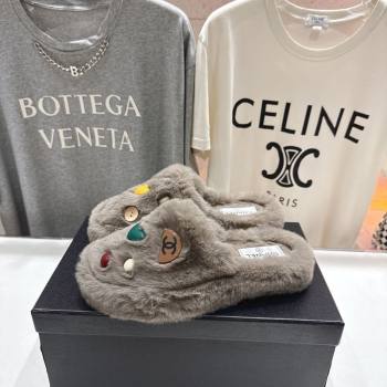 Chanel Wool and Charm Mules Grey 2025 CH110310 (MD-251103098)