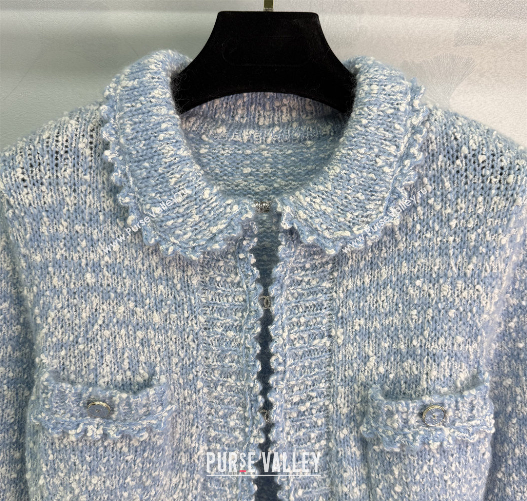 Chanel Cardigan Blue 2025 DR110663 (QI-251106063)