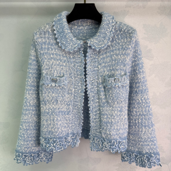 Chanel Cardigan Blue 2025 DR110663 (QI-251106063)