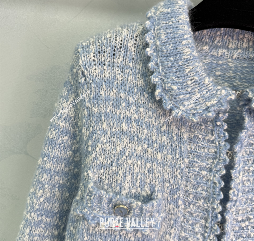 Chanel Cardigan Blue 2025 DR110663 (QI-251106063)