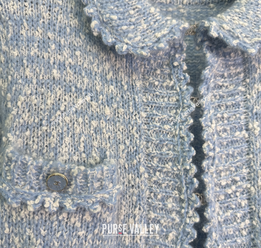 Chanel Cardigan Blue 2025 DR110663 (QI-251106063)