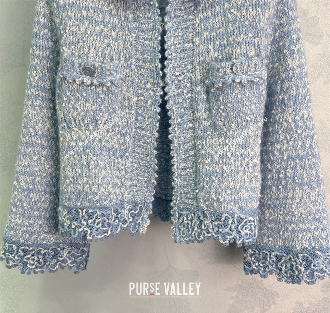 Chanel Cardigan Blue 2025 DR110663 (QI-251106063)