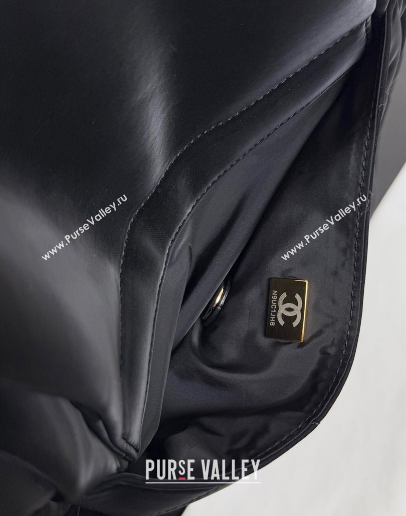 Chanel Velvet-Effect Nylon Backpack Bag AS5679 Black 2025 (yezi-251127008)