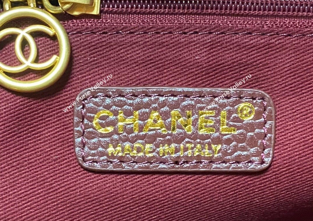 Chanel Deauville Grained Calfskin Medium Shopping Bag Dark Brown 2025 A66941 (yezi-251127089)