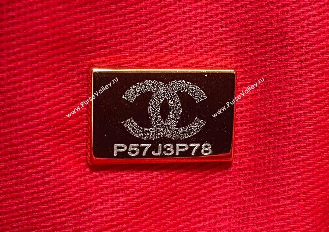 Chanel Deauville Grained Calfskin Medium Shopping Bag Red 2025 A66941 (yezi-251127091)