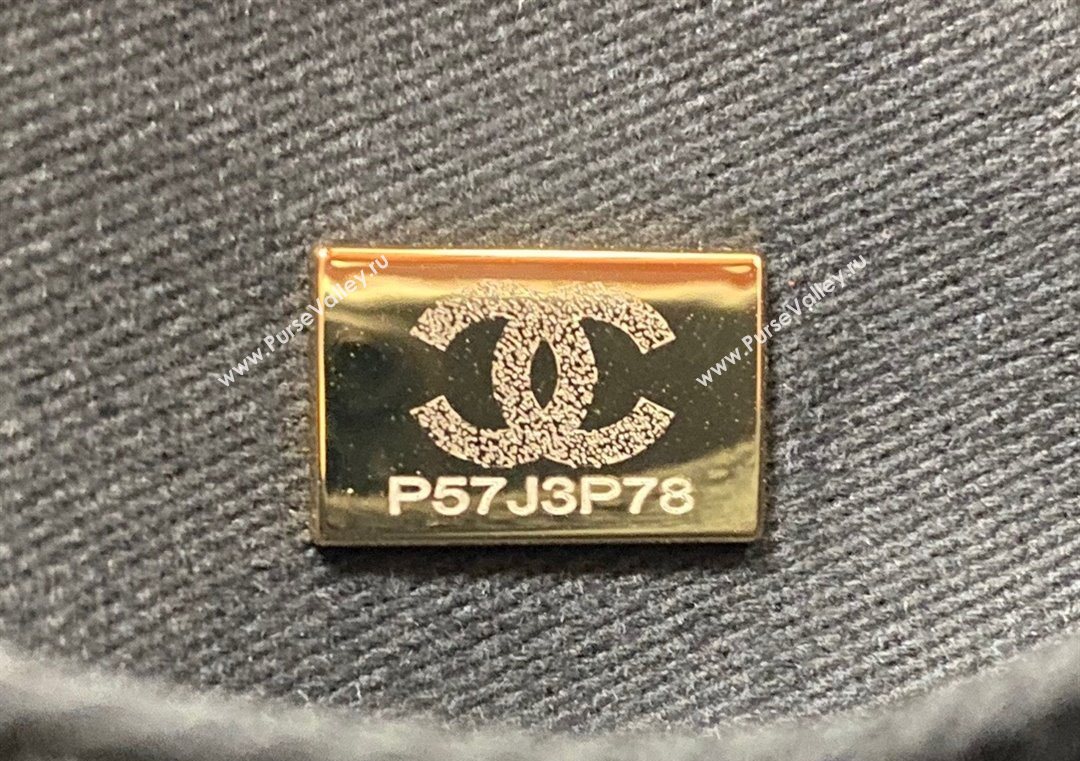 Chanel Deauville Grained Calfskin Medium Shopping Bag Black 2025 A66941 (yezi-251127092)