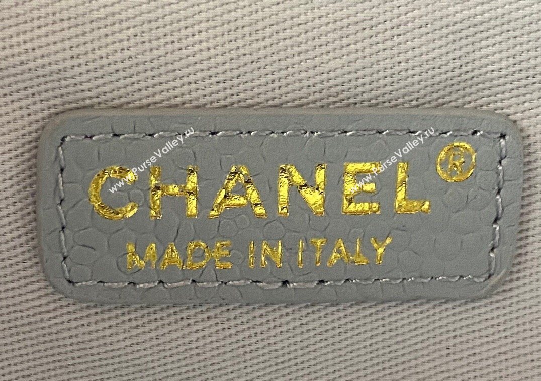 Chanel Deauville Grained Calfskin Medium Shopping Bag Grey 2025 A66941 (yezi-251127093)