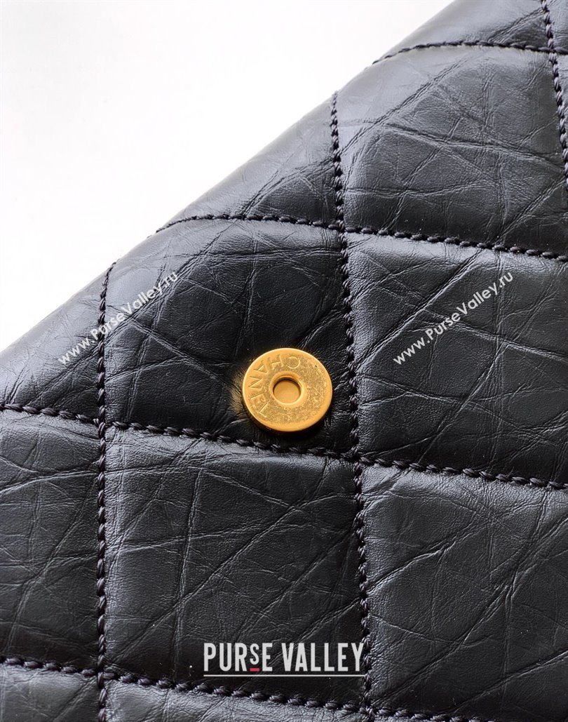 Chanel Calfskin Leather Large Clutch Black 2025 AP4944 (yezi-251127141)