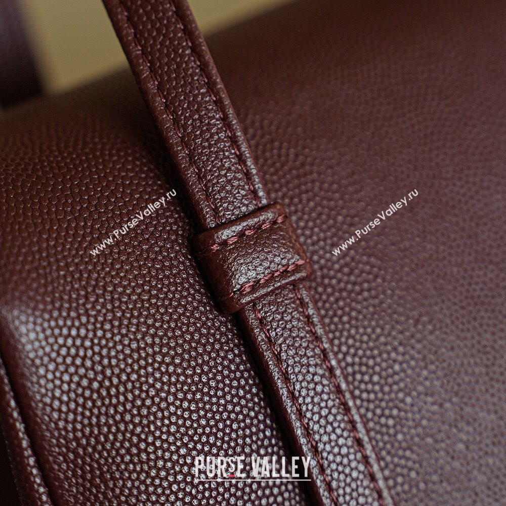 Chanel Calfskin Leather Hobo Bag Dark Burgundy 2025 CH112703 (yezi-251127073)