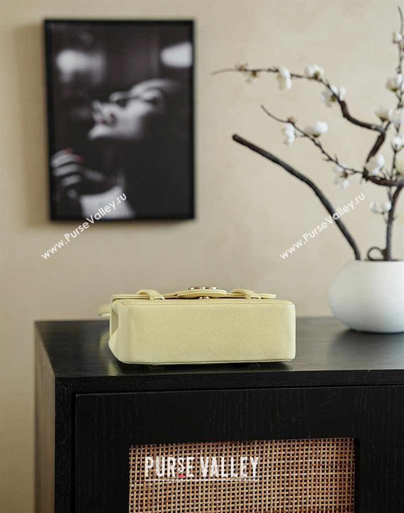 Chanel Calfskin Leather Hobo Bag Yellow 2025 CH112703 (yezi-251127074)