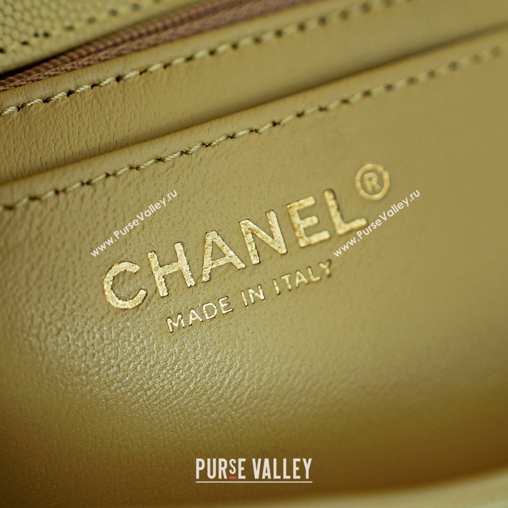 Chanel Calfskin Leather Hobo Bag Yellow 2025 CH112703 (yezi-251127074)