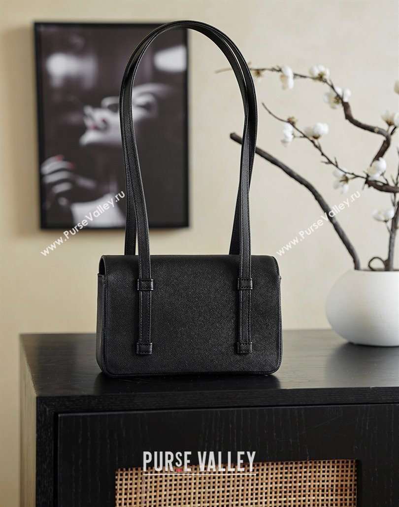 Chanel Calfskin Leather Hobo Bag Black 2025 CH112703 (yezi-251127076)