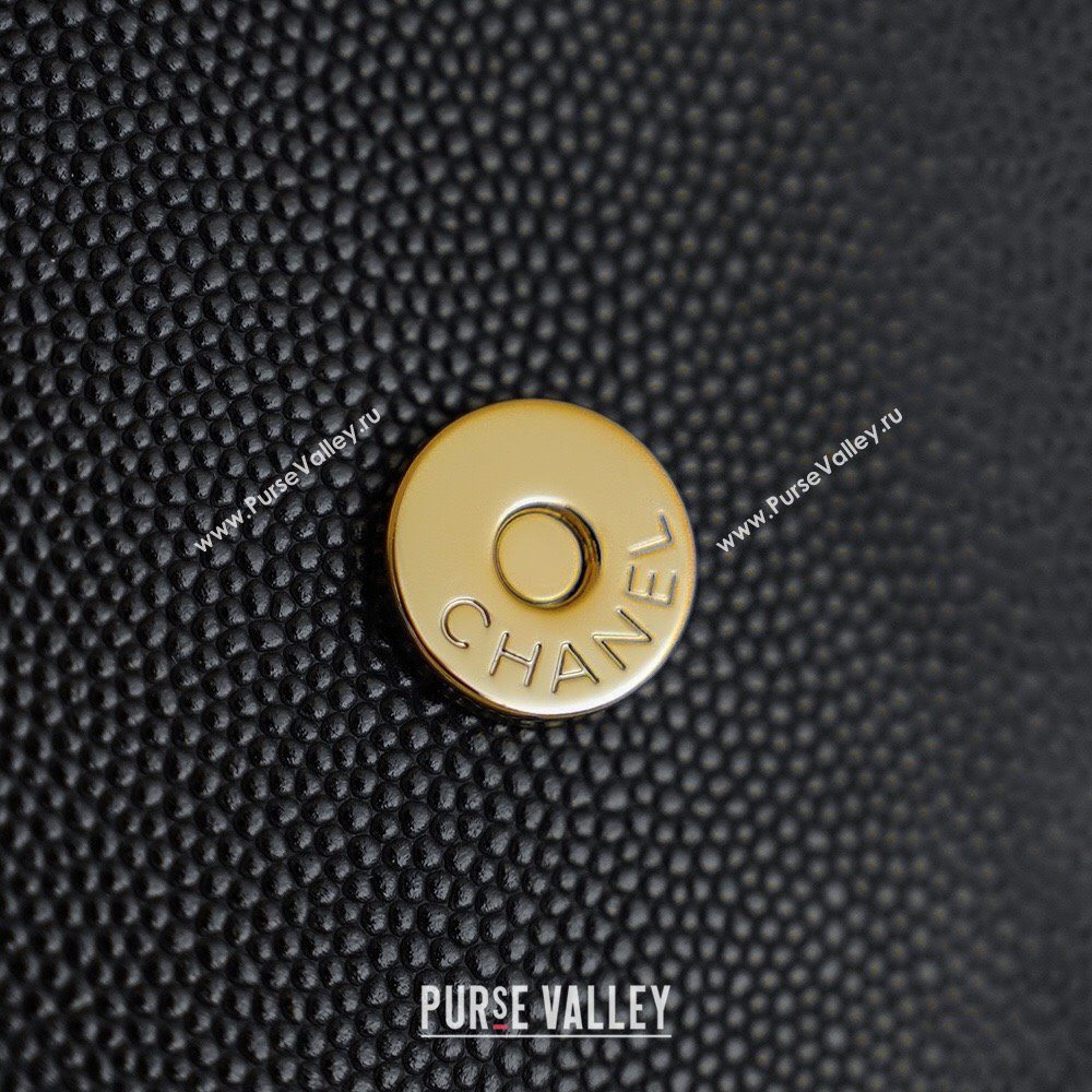 Chanel Calfskin Leather Hobo Bag Black 2025 CH112703 (yezi-251127076)