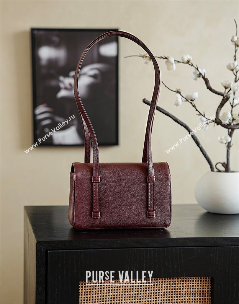 Chanel Calfskin Leather Hobo Bag Dark Burgundy 2025 CH112703 (yezi-251127073)