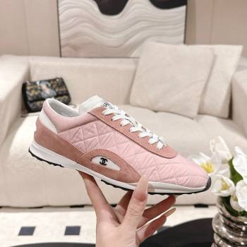 Chanel Fabric Sneakers Pink 2025 G47014 (SS-251223108)