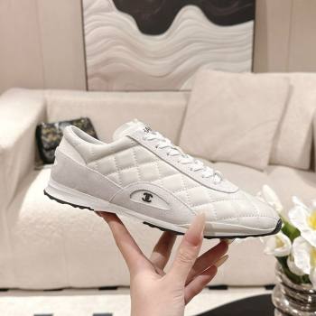 Chanel Calfskin Leather Sneakers White 2025 G47014 (SS-251223104)