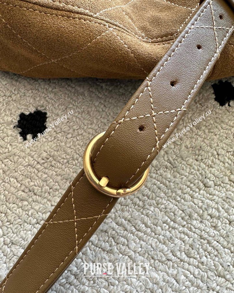 Chanel Suede Large Flap Messenger Bag Light Brown 2026 AS5883 (yezi-260203054)