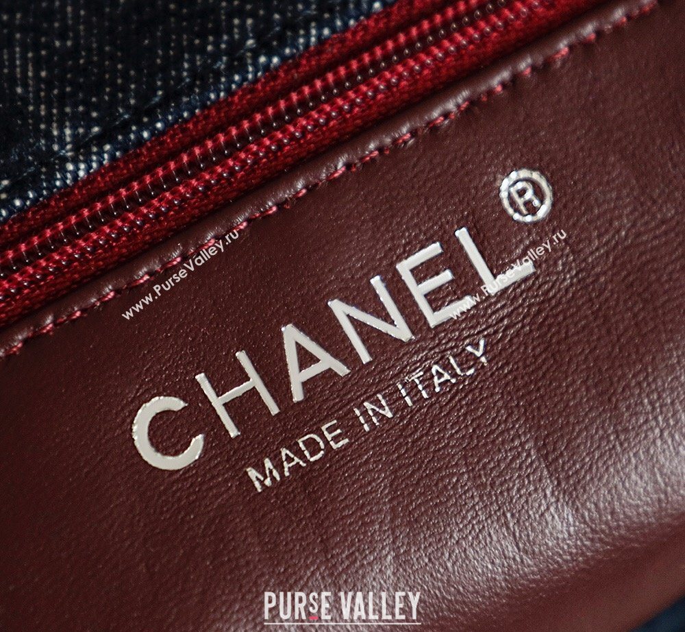 Chanel Shearling Classic Small Flap Bag with Star Charm Blue 2026 A01113 (yezi-260203058)