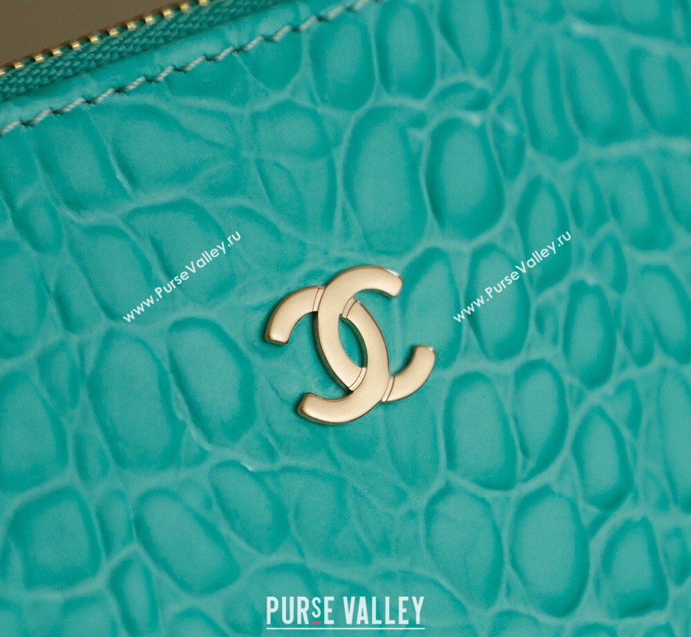 Chanel Medium Shopping Tote Bag in Crocodile Embossed Calfskin Leather AS2157 Green 2026 (yezi-260204018)