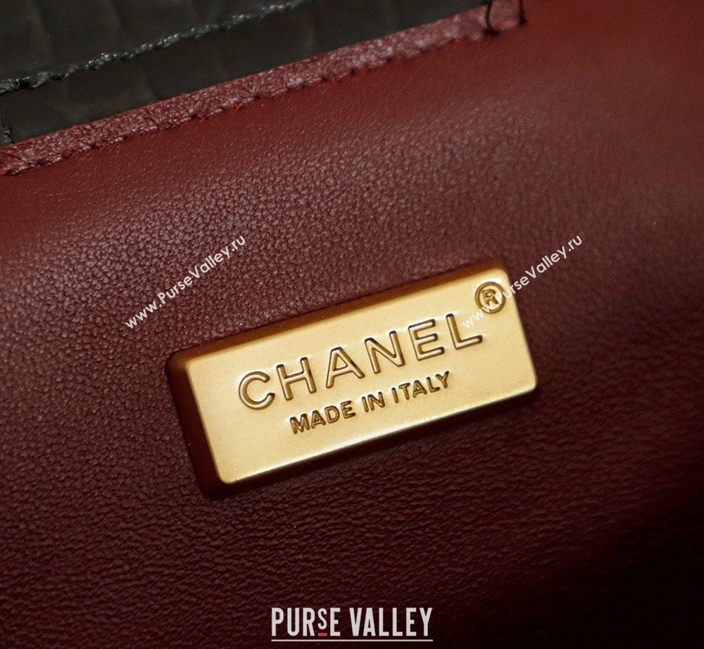 Chanel Medium Shopping Tote Bag in Crocodile Embossed Calfskin Leather AS2157 Black 2026 (yezi-260204020)