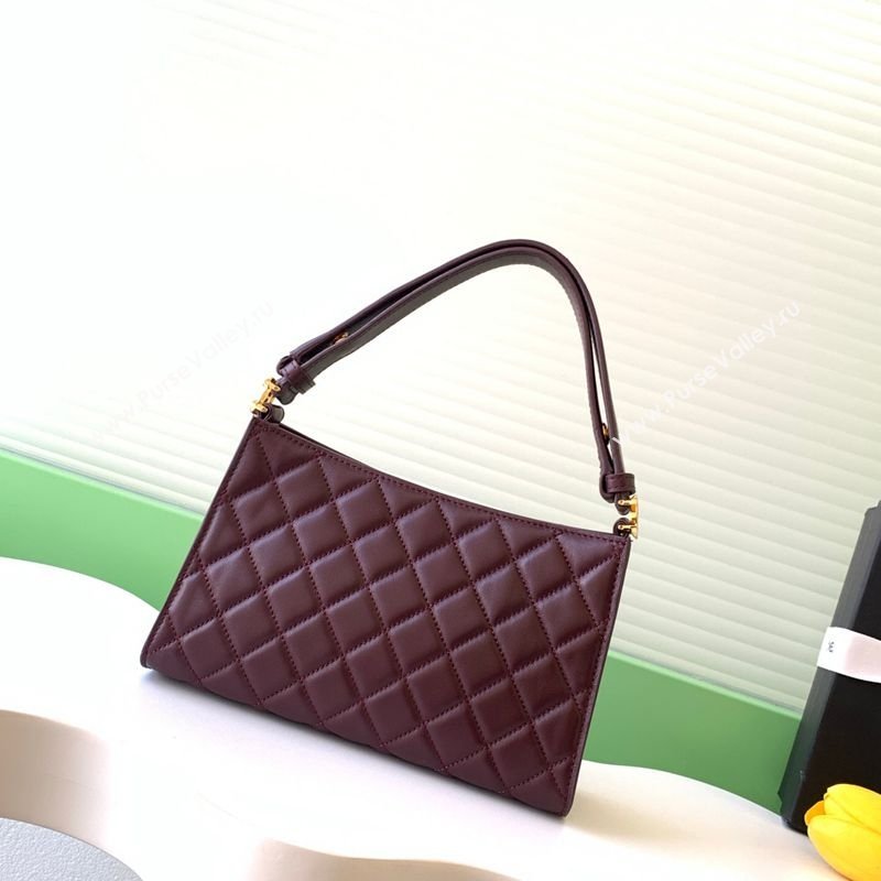 Chanel Lambskin Leather Hobo Bag Dark Brown 2026 AS6045 (yezi-260204023)