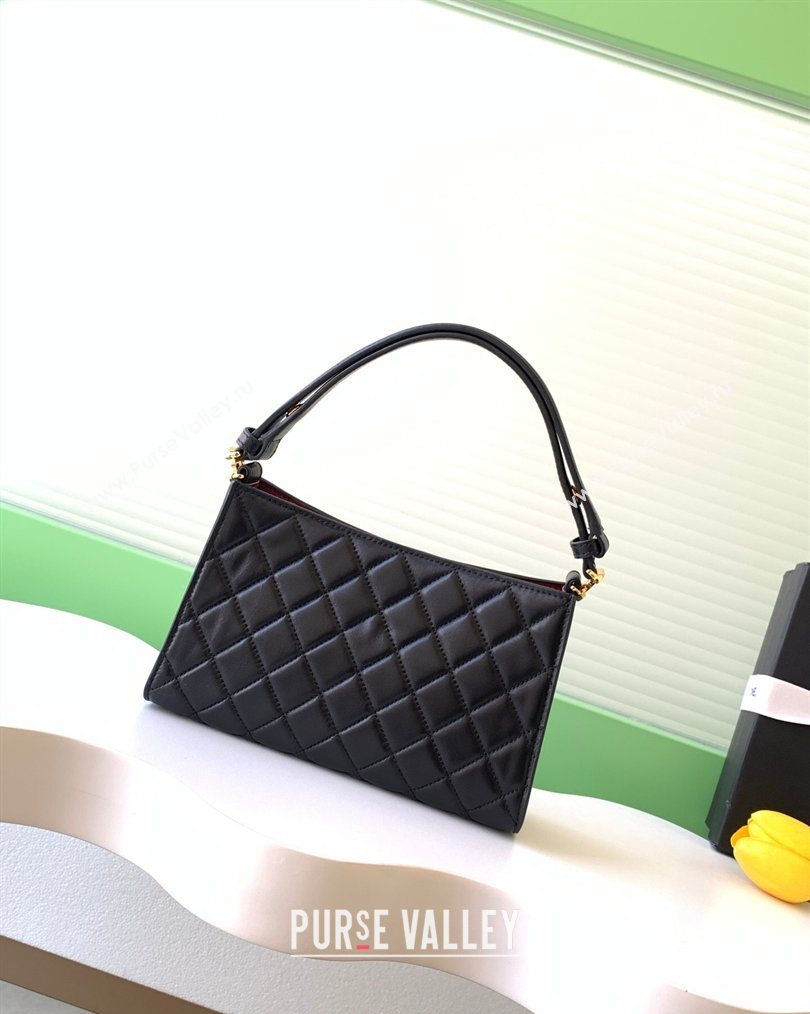 Chanel Lambskin Leather Hobo Bag Black 2026 AS6045 (yezi-260204025)