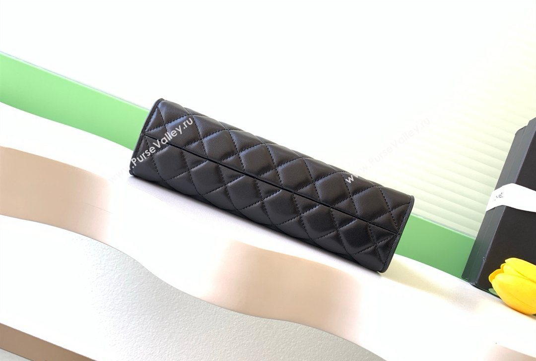 Chanel Lambskin Leather Hobo Bag Black 2026 AS6045 (yezi-260204025)