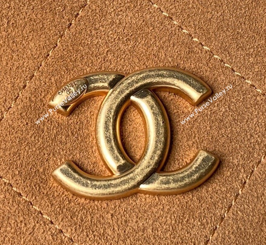 Chanel Suede Small Hobo Bag Light Brown 2026 AS5970 (yezi-260204005)