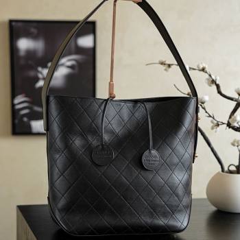 Chanel Calfskin Leather Shopping Bag Black 2026 CH020402 (yezi-260204059)