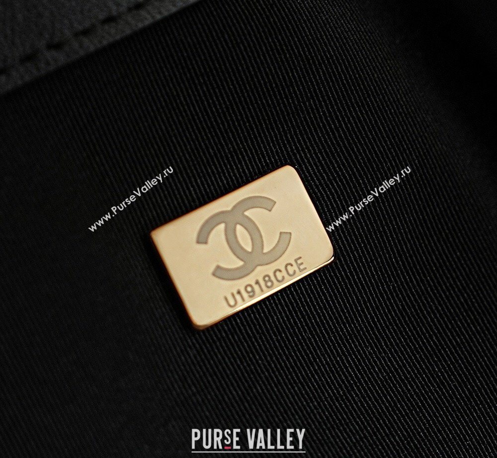 Chanel Calfskin Leather Shopping Bag Black 2026 CH020402 (yezi-260204059)