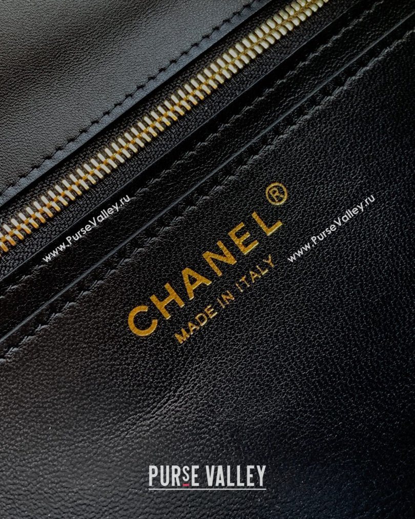 Chanel Grained Calfskin Leather Flap Bag Black 2026 CH020405 (yezi-260204069)