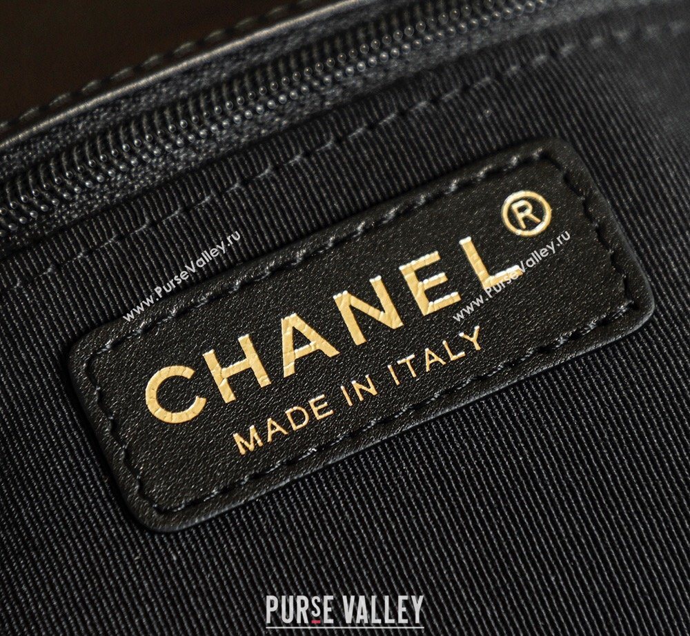 Chanel Calfskin Leather Flap Bag with Gold-Tone Charm Black 2026 CH020405 (yezi-260204068)