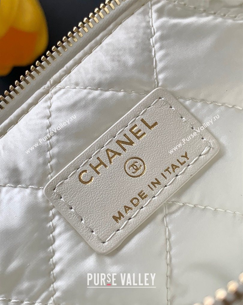 Chanel Striped Printed Fabric Zipped Case Blue 2026 AP4989 (yezi-260204096)