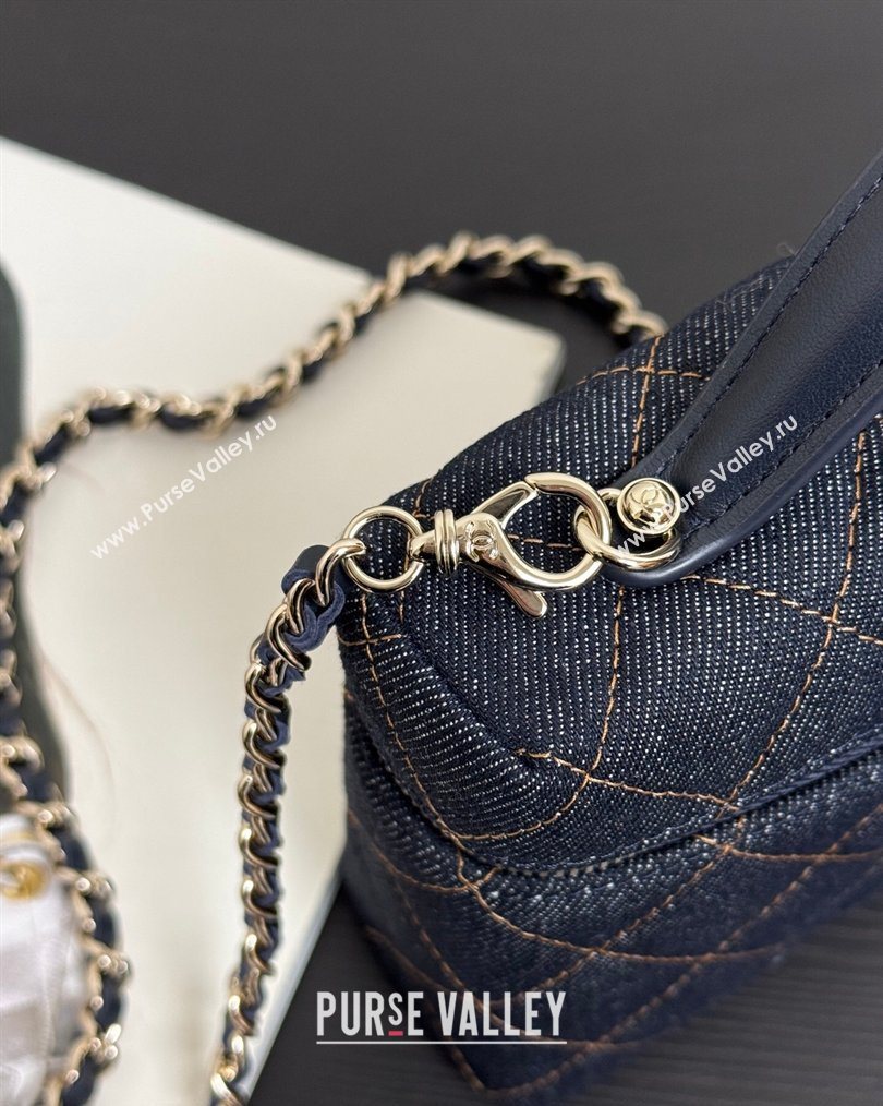 Chanel Quilted Denim Classic Vanity Bag with Chain 2026 AP4385 (yezi-260204051)