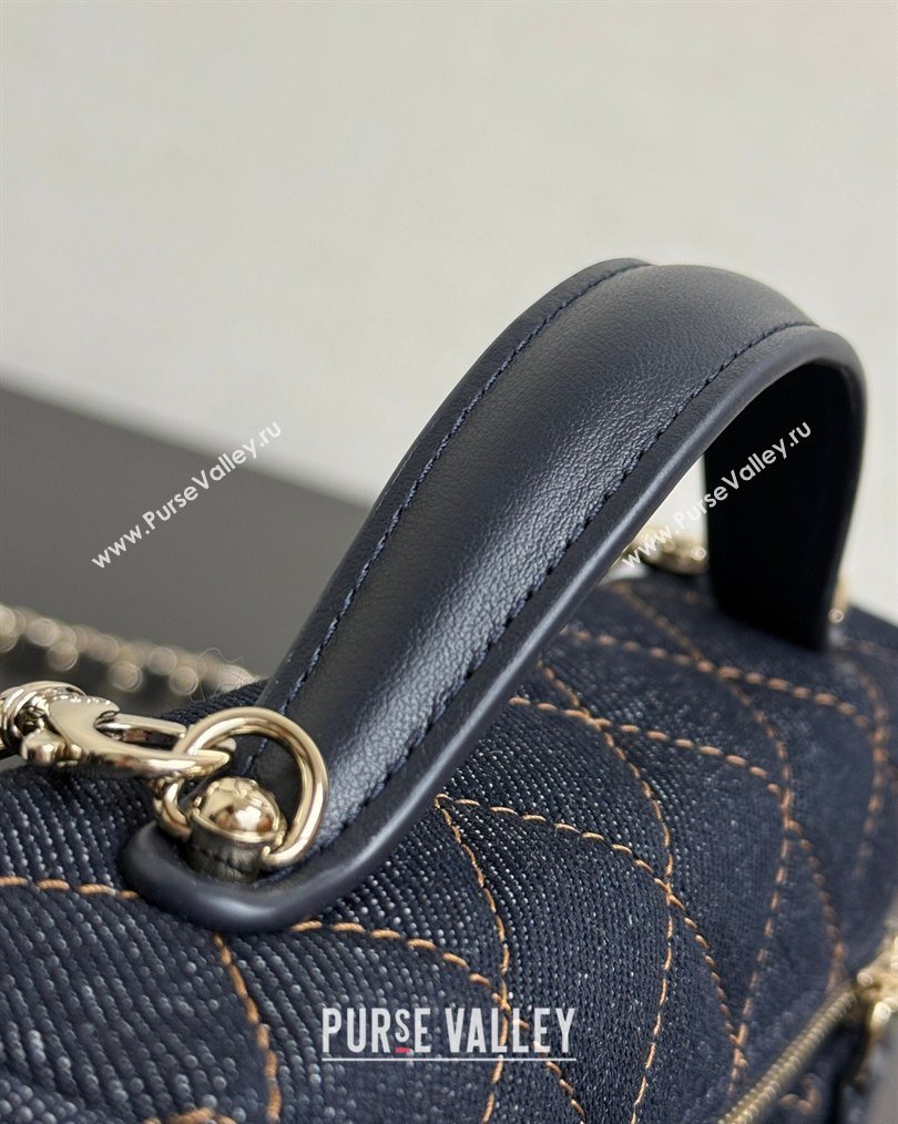 Chanel Quilted Denim Classic Vanity Bag with Chain 2026 AP4385 (yezi-260204051)