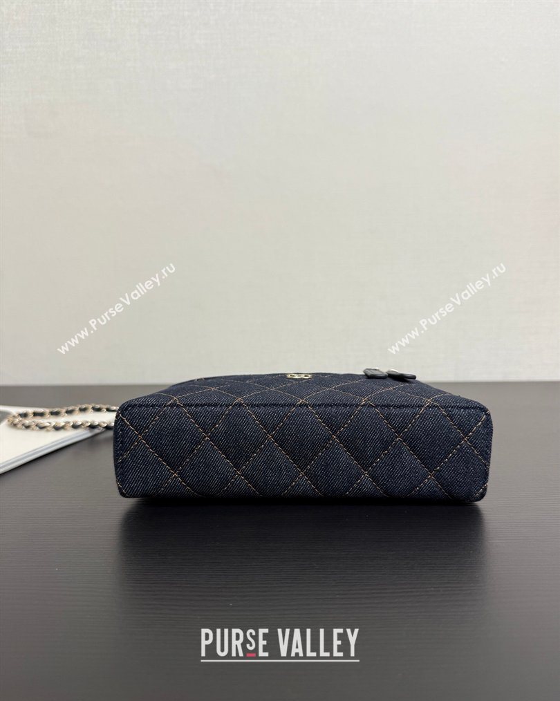 Chanel Quilted Denim Classic Vanity Bag with Chain 2026 AP4385 (yezi-260204051)