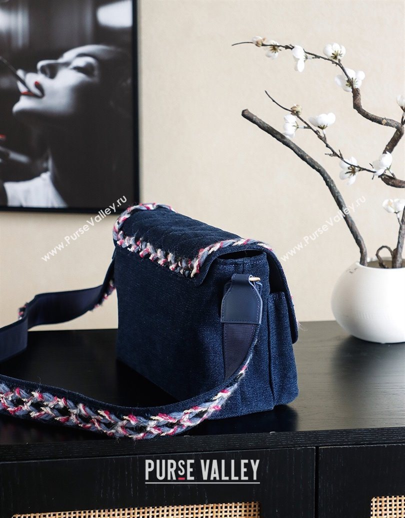 Chanel Denim Flap Bag Navy Blue 2025 CH101005 (yezi-251010095)