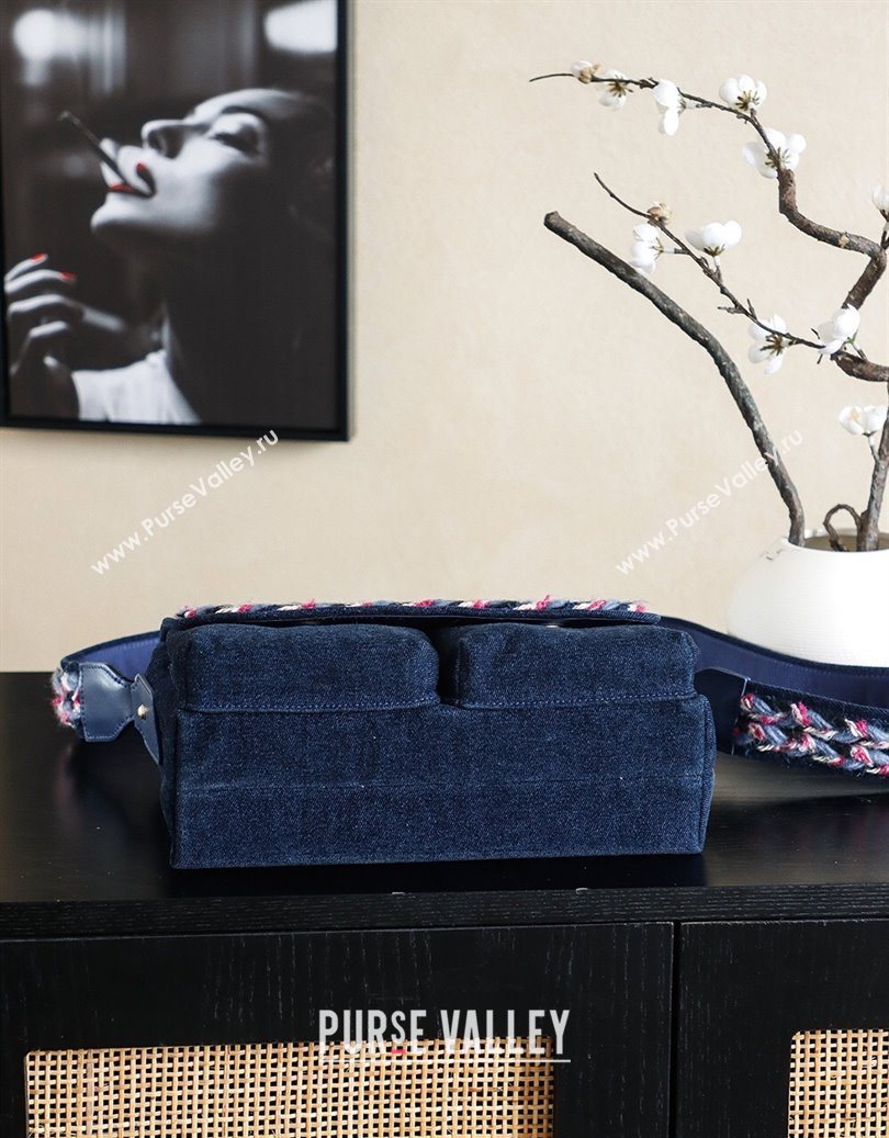 Chanel Denim Flap Bag Navy Blue 2025 CH101005 (yezi-251010095)