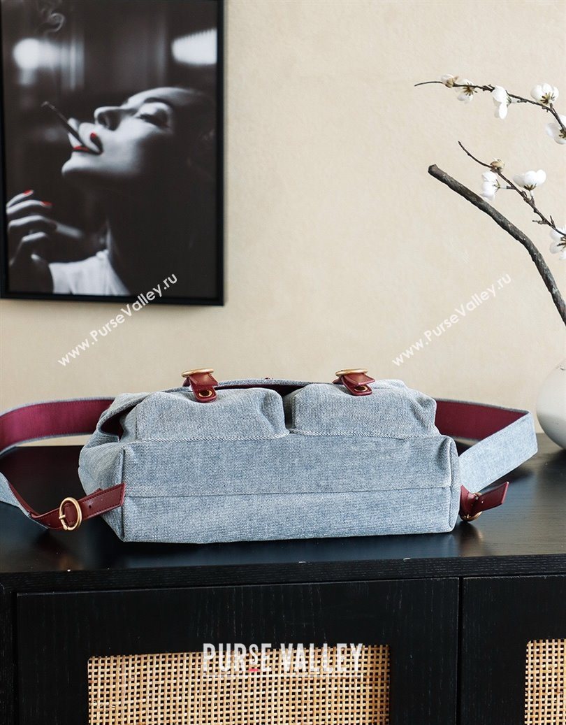 Chanel Denim Backpack Bag Blue2 2025 CH101005 (yezi-251010091)