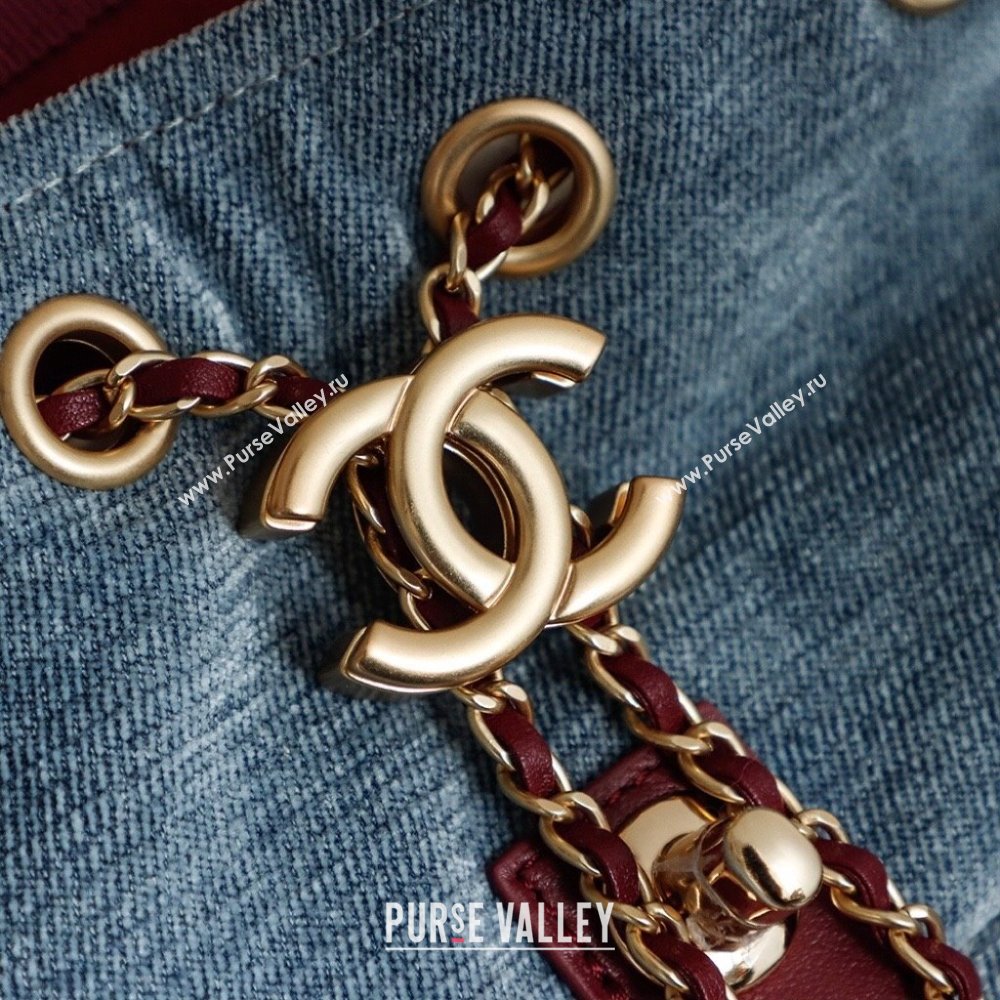 Chanel Denim Backpack Bag Blue2 2025 CH101005 (yezi-251010091)