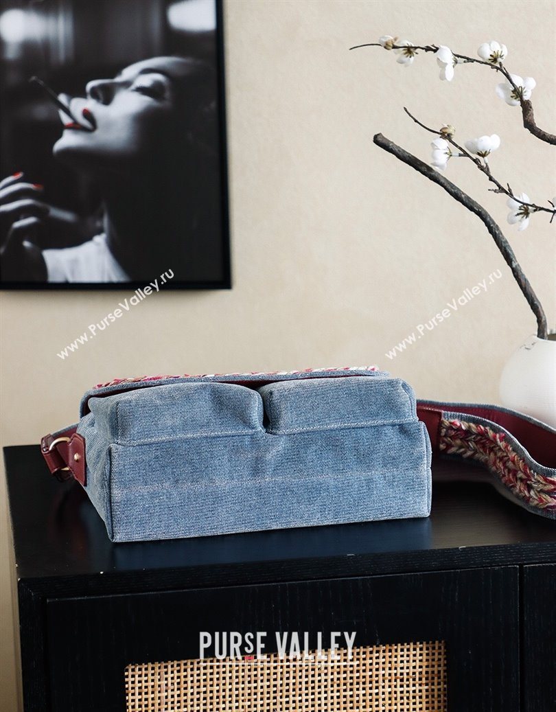 Chanel Denim Flap Bag Blue2 2025 CH101005 (yezi-251010094)