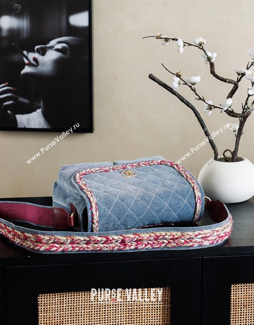 Chanel Denim Flap Bag Blue2 2025 CH101005 (yezi-251010094)