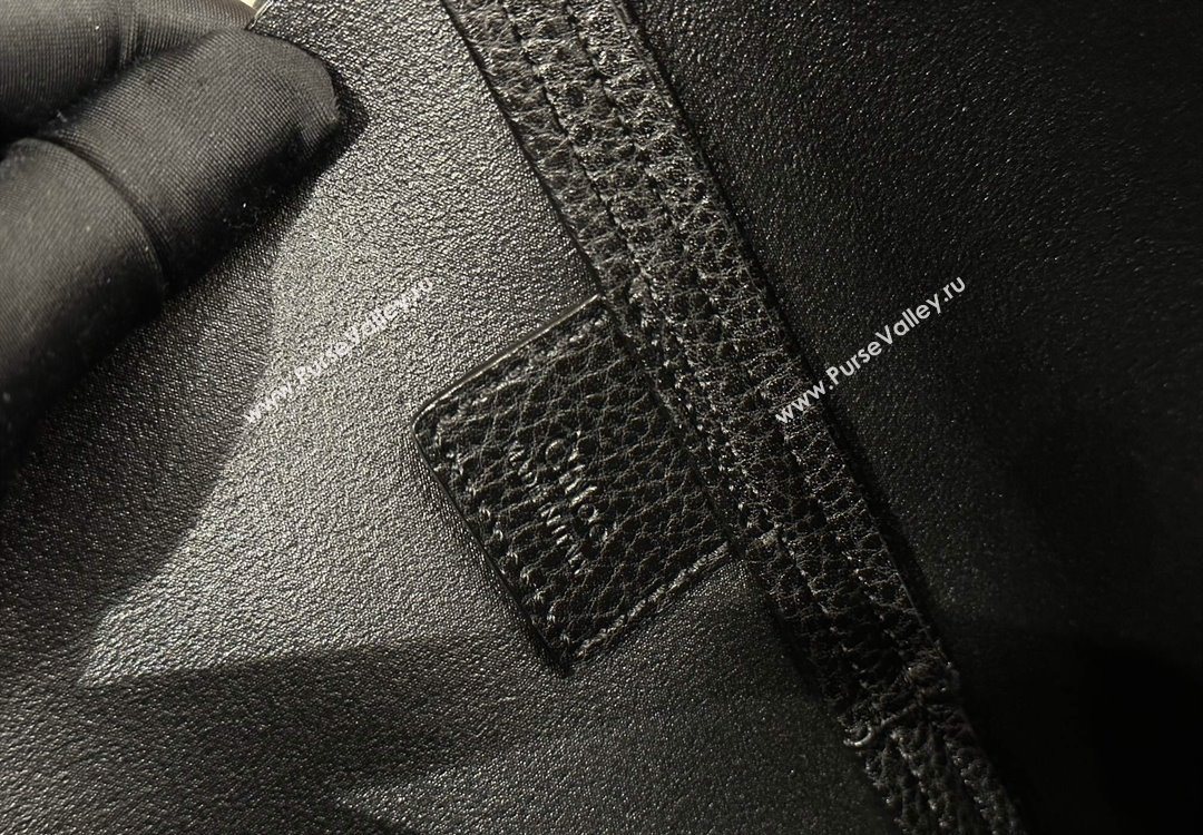 Chloe Large Spin Tote Bag in Grained Leather Black 2025 1120 (DLA-251120044)