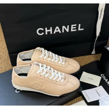 Chanel Calfskin Sneakers Beige 2024 G45996 (KL-241017077)