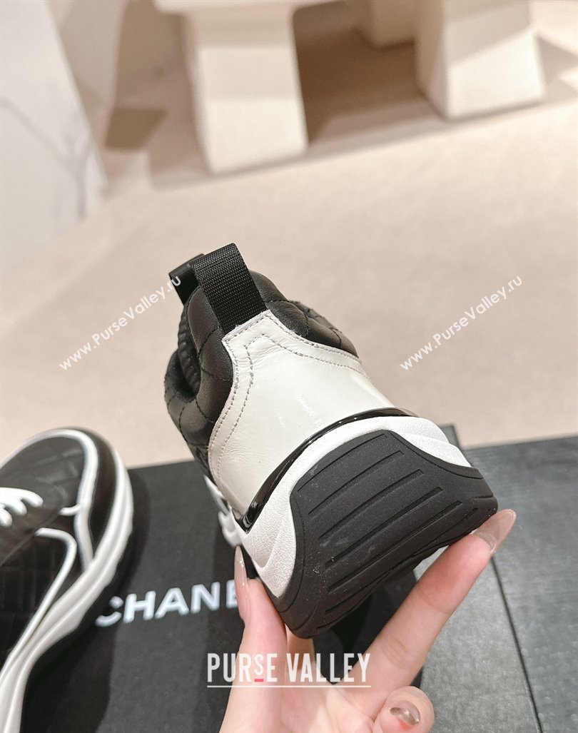 Chanel Quilted Calfskin Sneakers Black 2024 CH1016282 (MD-241016107)