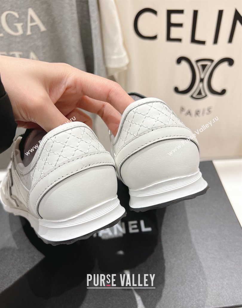Chanel Calfskin Sneakers White 2025 G46372 (MD-250417053)