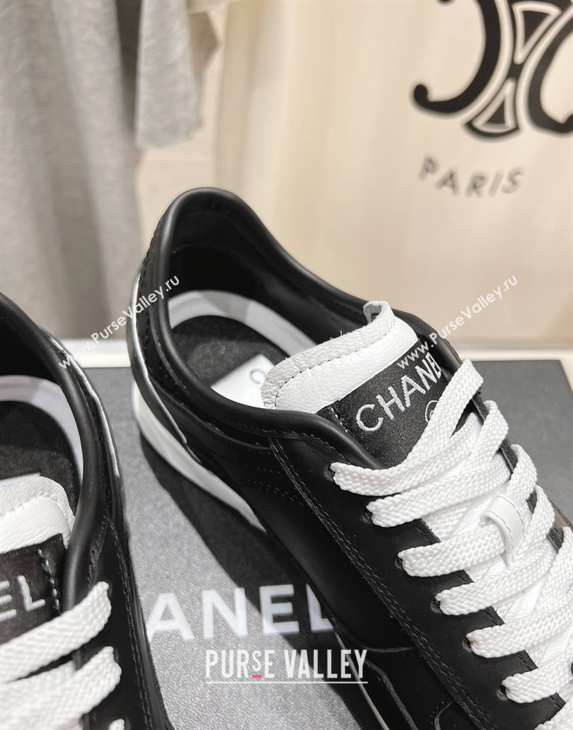 Chanel Calfskin Sneakers Black 2025 G46372 (MD-250417054)