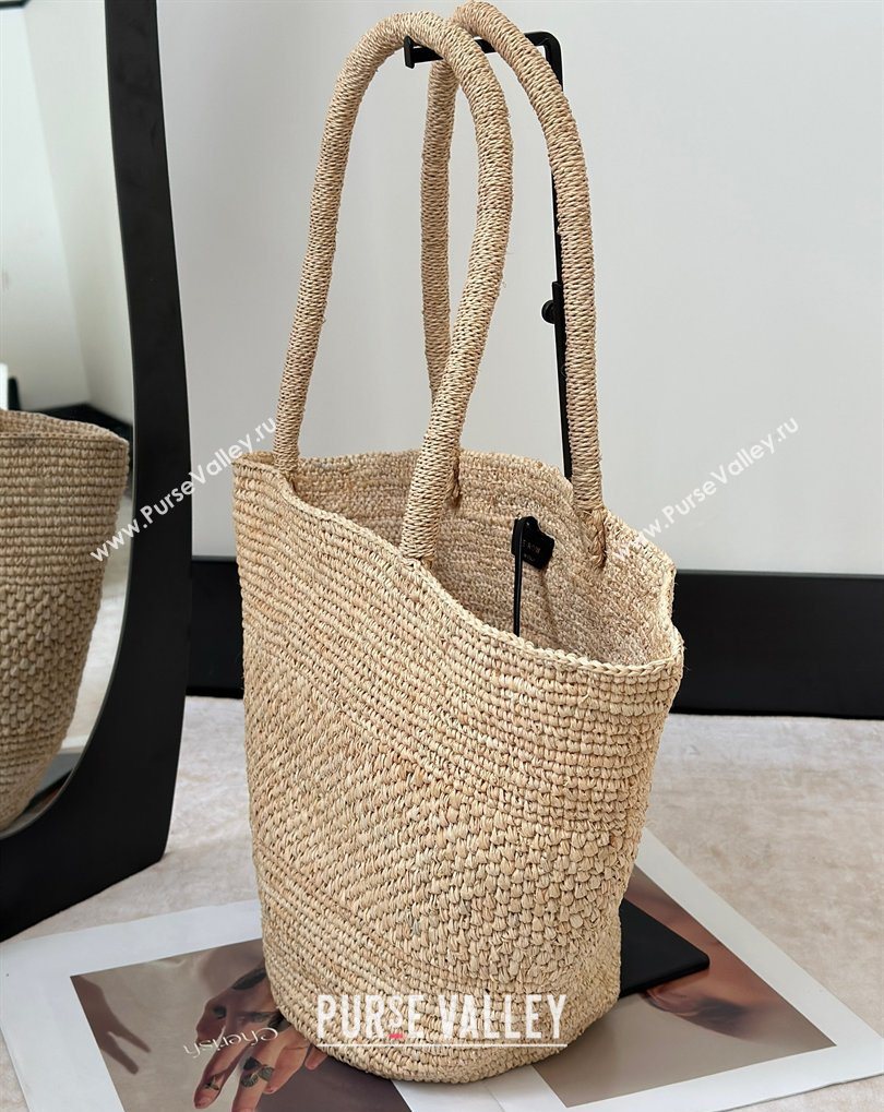 The Row Raffia Straw Tote Bag Beige 2026 8866 (CL-260410003)