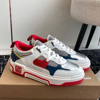 Christian Louboutin Astroloubi Man Sneakers in Calf Leather Silver 2023 (MD-231103082)